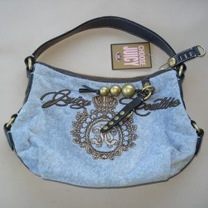 Juicy Couture NWT...Gray flannel Purse